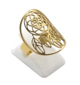 Anel Inox dourado Apanha-Sonhos