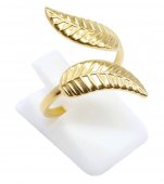 Anel Inox dourado Design Louro