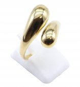 Anel Inox dourado 'Elegância'