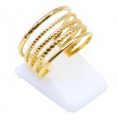 Anel Inox dourado Anéis