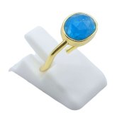 Anel Prata 925 Apatite Design
