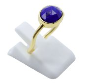 Anel Prata 925 Lápis-Lazúli Design