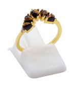 Anel Prata 925 Olho de Tigre Diadème