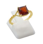 Anel Prata 925 Granada Carrée