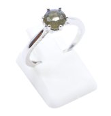 Anel Prata 925 'Rond Sublime' - Labradorita