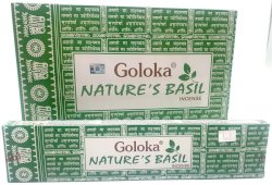 Incenso Goloka Nature's Basilic 15g