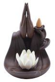 Porte-Incenso Backflow Mains Lotus 18cm