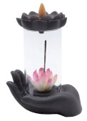 Porte-Incenso Backflow Bouteille Lotus 20cm