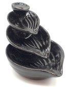 Porte-Incenso Backflow Céramique Cascade Feuilles