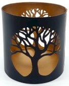 Castiçal Métal Árvore de Vie 9cm