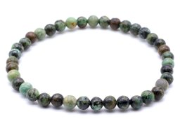 Pulseira Turquoise Africaine perles 4mm