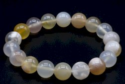 Pulseira Ágata Cereja perles 10mm