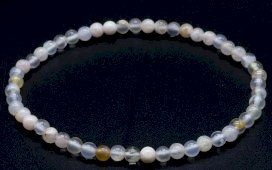 Pulseira Ágata Cereja perles 4mm