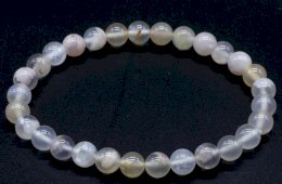 Pulseira Ágata Cereja perles 6mm