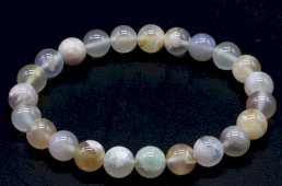 Pulseira Ágata Cereja perles 8mm