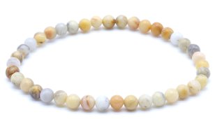 Pulseira Ágata Crazy Lace perles 4mm