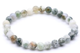 Pulseira Ágata Árvore perles 6mm