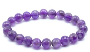 Pulseira 'Dark' Ametista Perles 8mm
