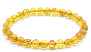 Pulseira Âmbar Obscure perles 6mm