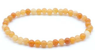 Pulseira Aventurina Orange perles 4mm