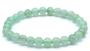 Pulseira Aventurina Verde perles 6mm
