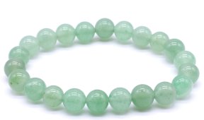Pulseira Aventurina Verde perles 8mm
