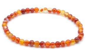 Pulseira Cornalina Rubanée 4mm