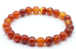 Pulseira Cornalina Rubanée perles 8mm