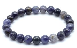Pulseira Cordierite perles 8mm