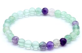 Pulseira Fluorita perles 6mm