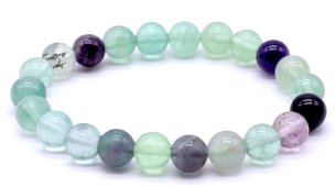 Pulseira Fluorita perles 8mm