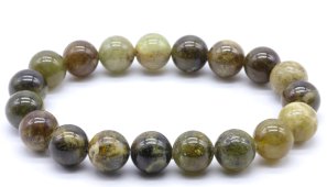 Pulseira Granada Verde perles 10mm