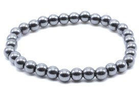 Pulseira Hematite perles 6mm