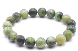 Pulseira Jade Néphrite perles 10mm