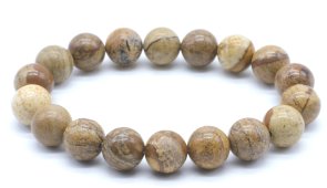 Pulseira Jaspe Paysage perles 10mm