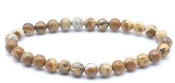 Pulseira Jaspe Paysage perles 6mm