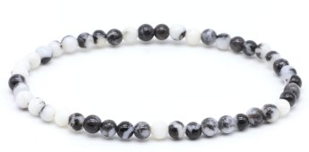 Pulseira Jaspe Zèbre perles 4mm
