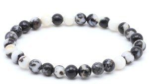 Pulseira Jaspe Zèbre perles 6mm
