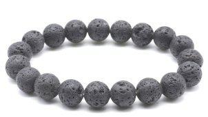 Pulseira Pedra de Lave perles 10mm