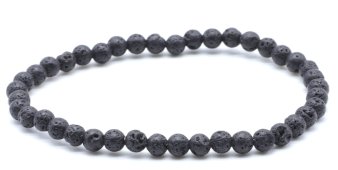 Pulseira Pedra de Lave perles 4mm