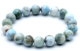 Pulseira Larimar perles 10mm