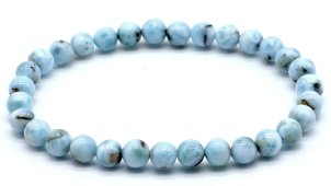 Pulseira Larimar perles 6mm