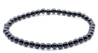 Pulseira Ónix Preto perles 4mm