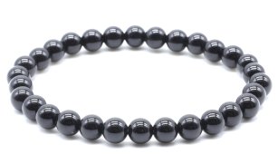 Pulseira Ónix Preto perles 6mm