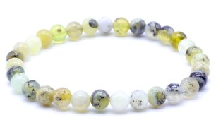 Pulseira Opala Verde perles 6mm
