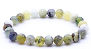 Pulseira Opala Verde perles 8mm