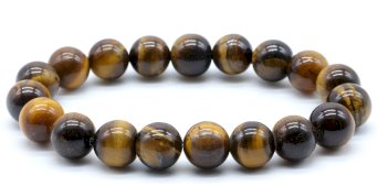 Pulseira Olho de Tigre perles 10mm