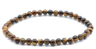 Pulseira Olho de Tigre perles 4mm