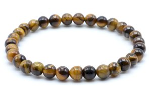 Pulseira Olho de Tigre perles 6mm