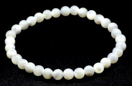 Pulseira 'Mother of Pearl' perles 6mm